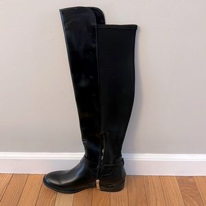 Tommy Hilfiger, black over the knee riding boots- never worn